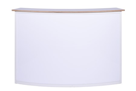 Belyst bardisk, rund